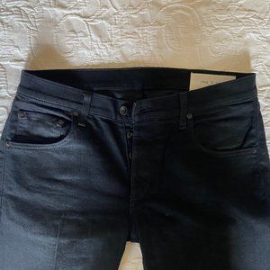 rag & bone, men's fit 2 jeans in black, size 31, perfect condition